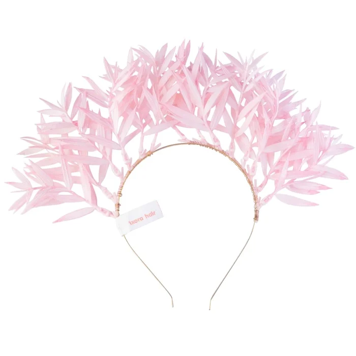 pastel pink goddess headband