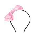 mini satin bow headband for sale